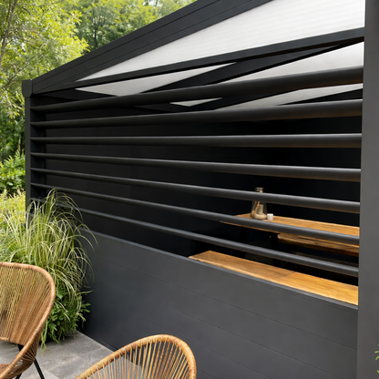 Rotatable Louvred Side Panels