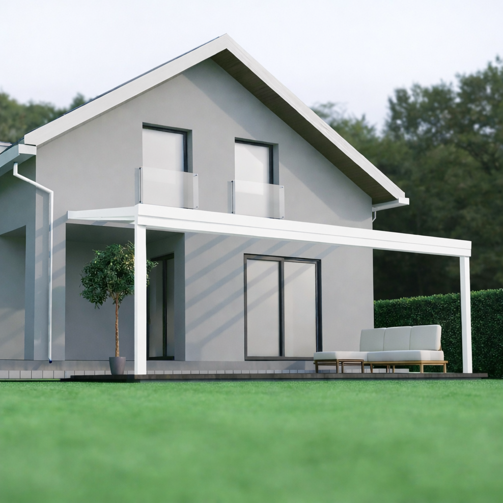 deponti giallo plus aluminium veranda product exterior view — view 7