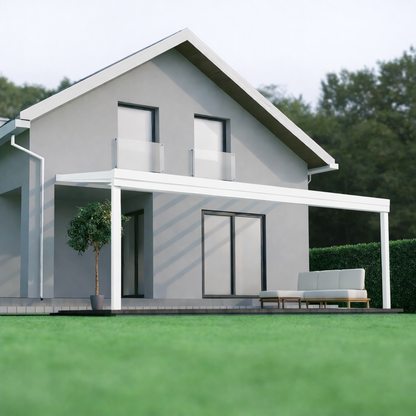 deponti giallo plus aluminium veranda product exterior view — view 7