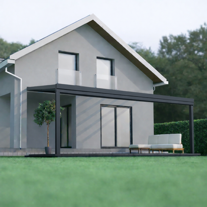 deponti giallo plus aluminium veranda product exterior view — view 8