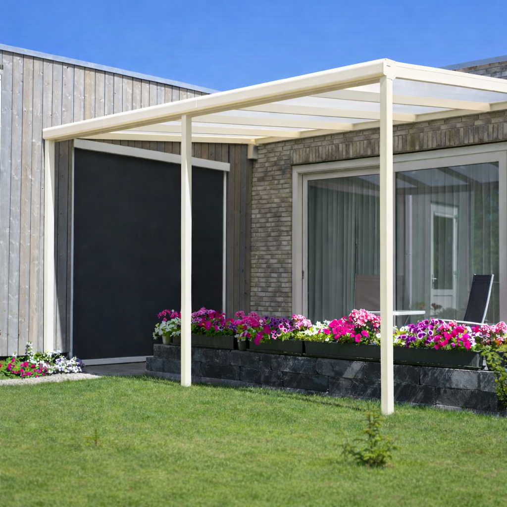 deponti nebbiolo aluminium veranda product exterior view — view 8