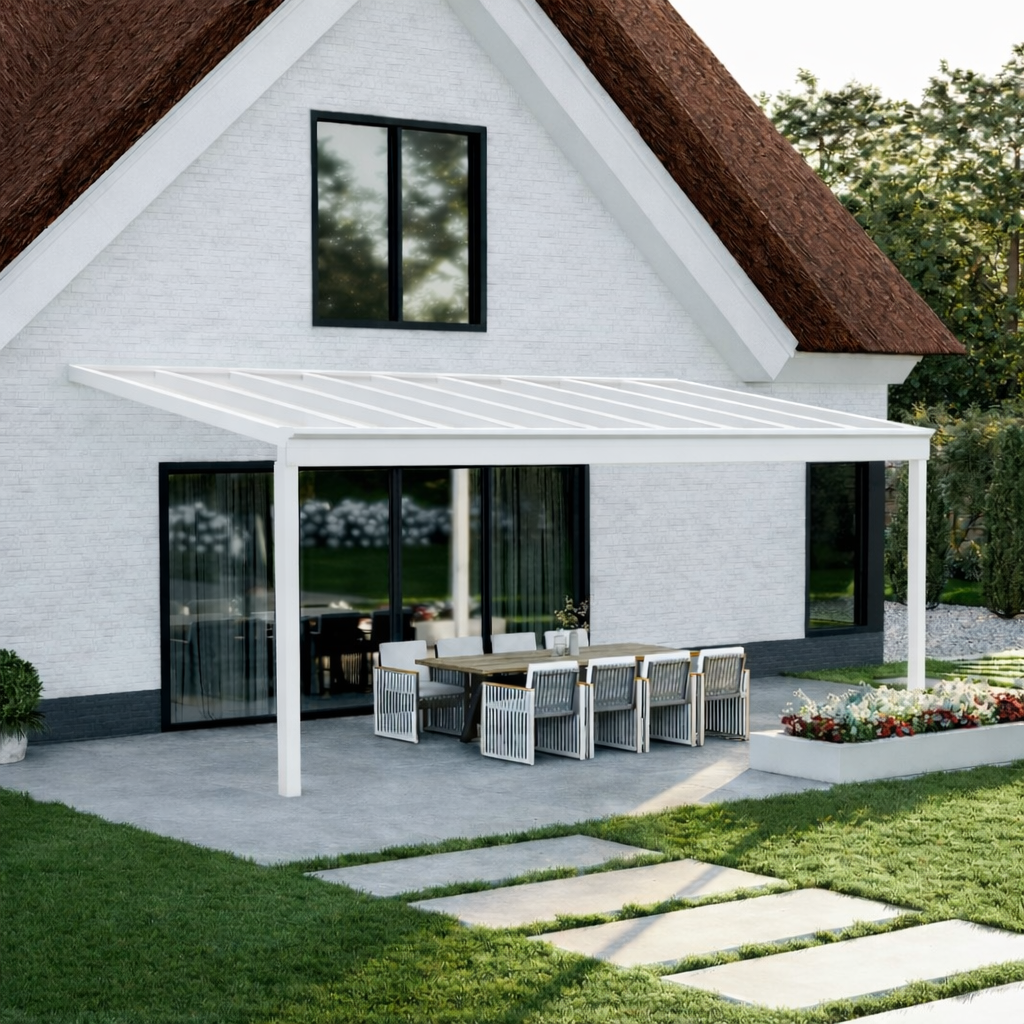 deponti pigato plus aluminium veranda product exterior view — view 9