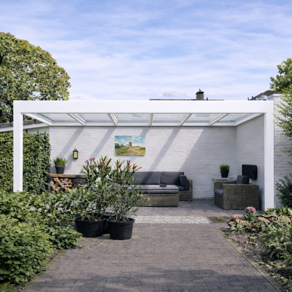 deponti trebbiano aluminium veranda product exterior view — view 15
