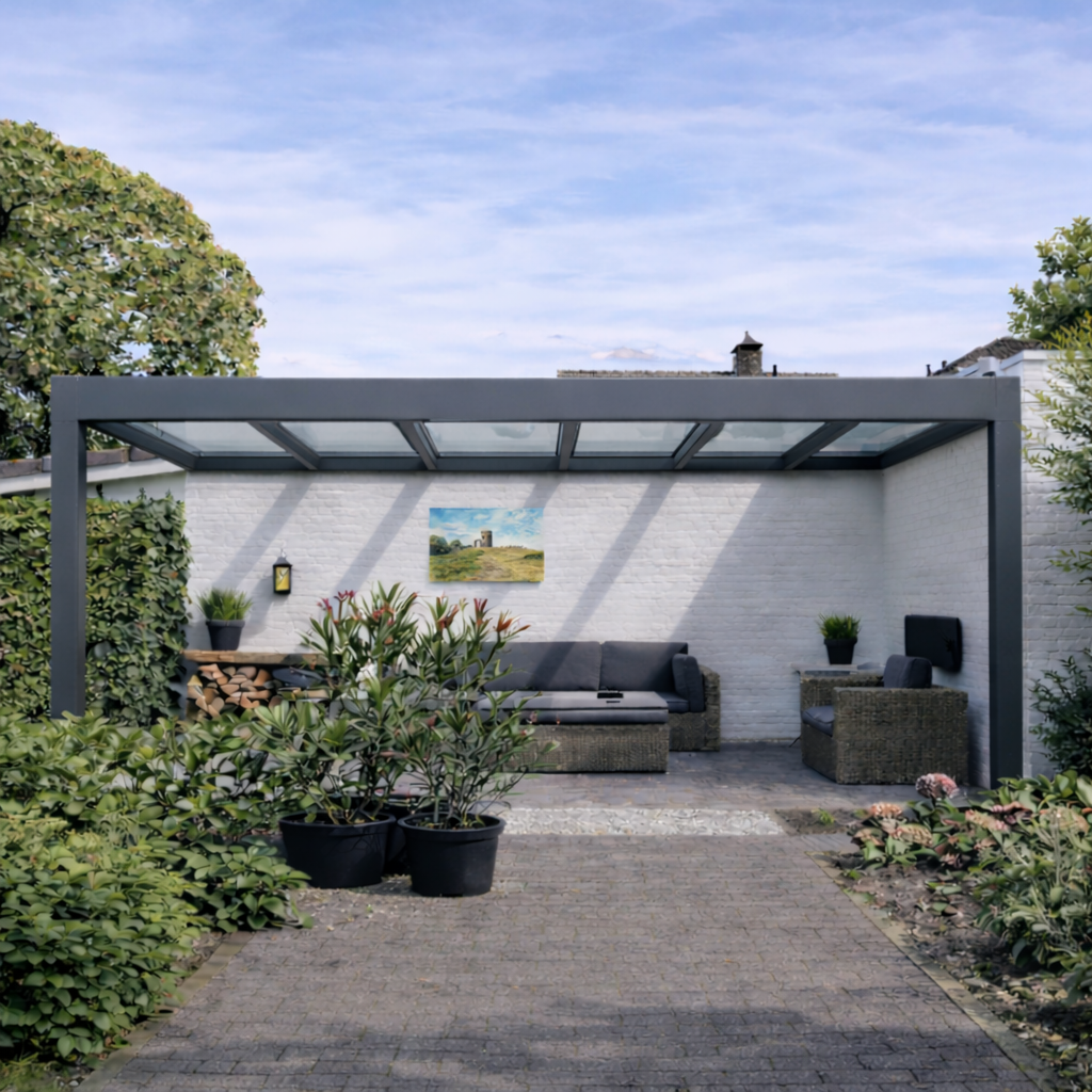 deponti trebbiano aluminium veranda product exterior view — view 16