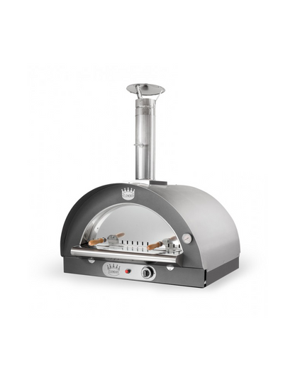 clementi original pulcinella wood gas fired pizza oven product exterior view — view 13