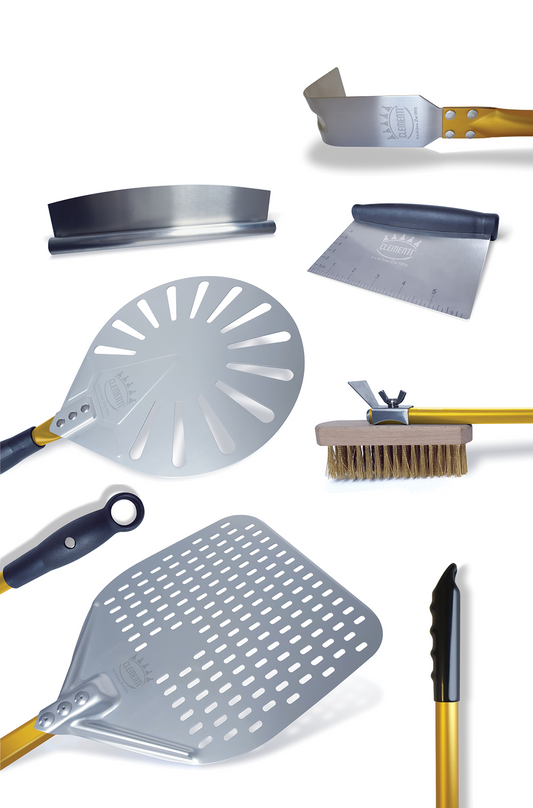 clementi 100cm 6 part toolset pizza oven accessory bundle product exterior view