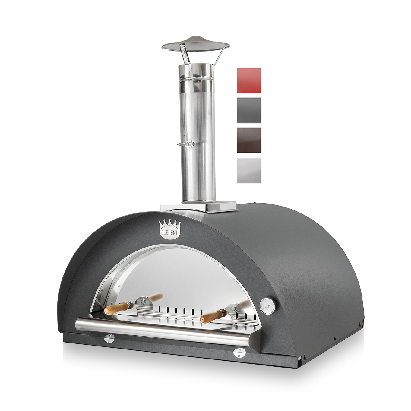 clementi original pulcinella wood fired pizza oven product exterior view — view 15