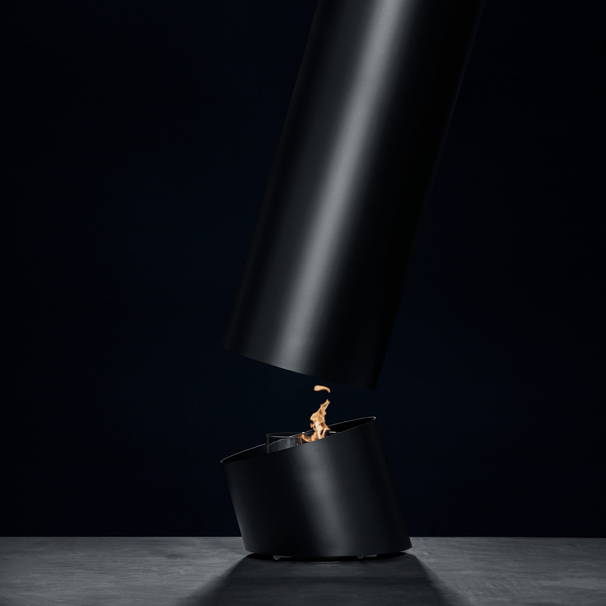 glammfire contour 13 suspended fire product exterior view — view 3