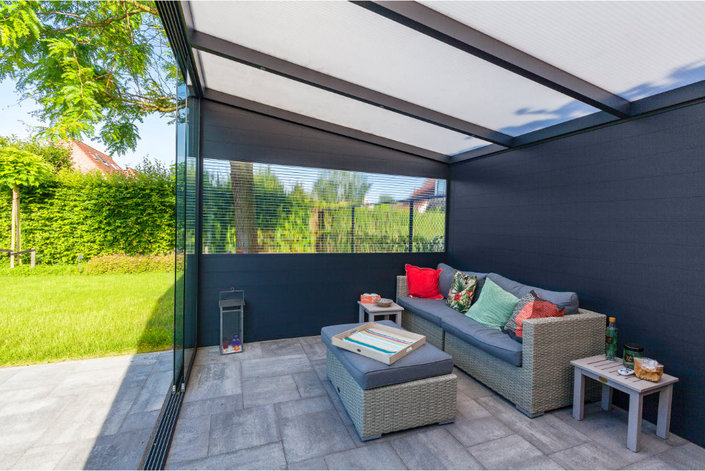 deponti ribolla aluminium pergola product exterior view — view 3