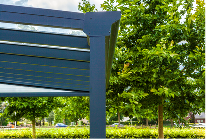 deponti pigato aluminium veranda product exterior view — view 3