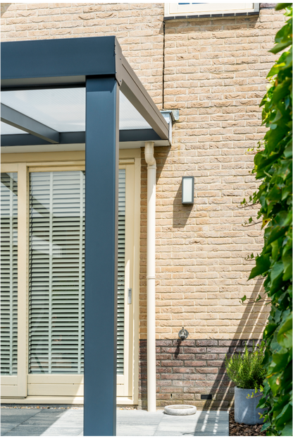 deponti giallo aluminium veranda product exterior view — view 10