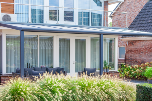 deponti bosco aluminium veranda product exterior view — view 4