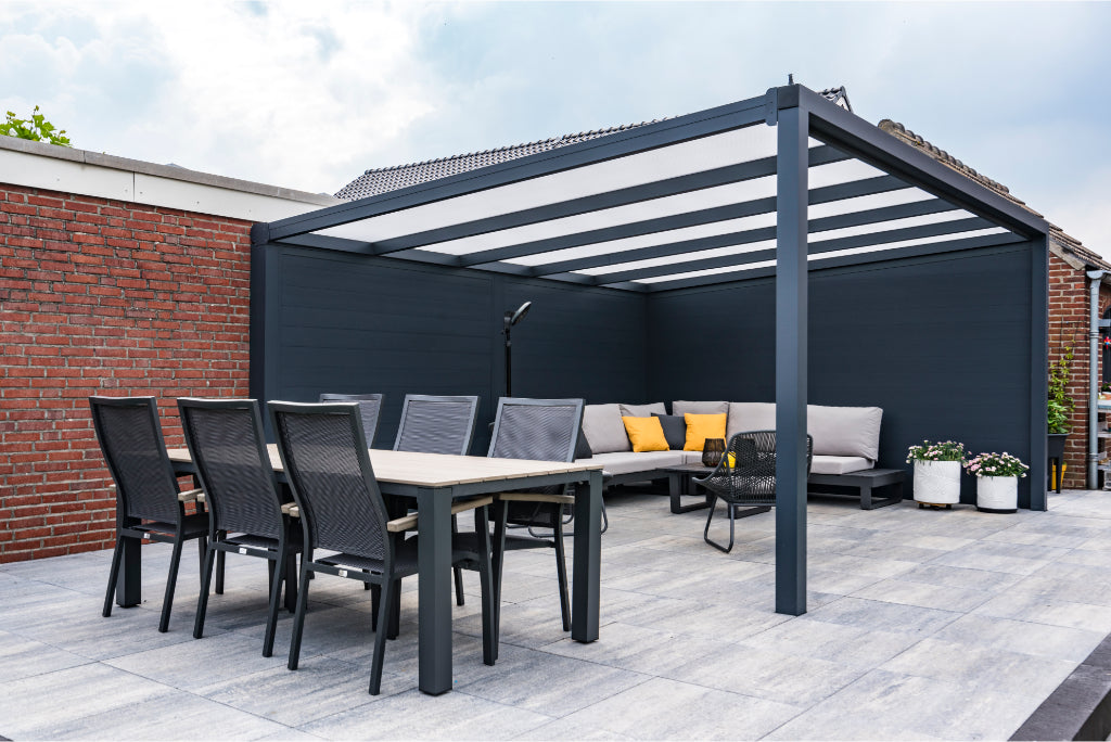 deponti ribolla aluminium pergola product exterior view