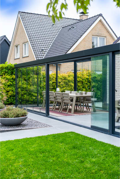 deponti pigato aluminium veranda product exterior view — view 8