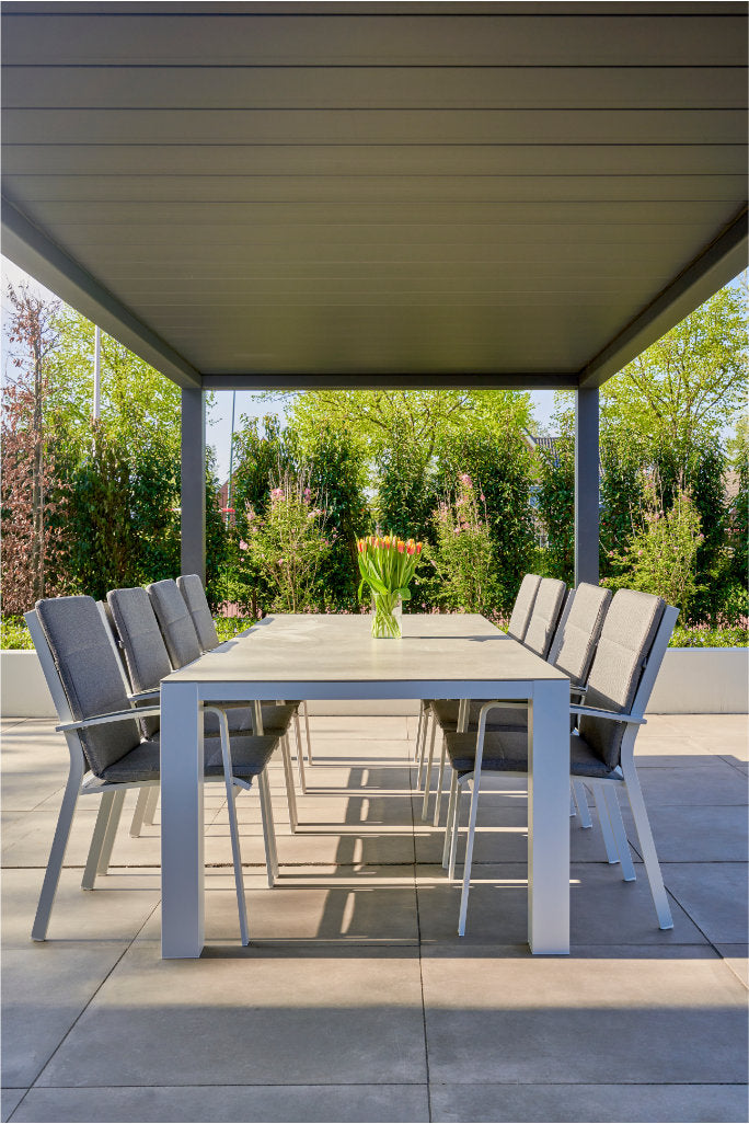deponti pinela deluxe aluminium motorised pergola product exterior view — view 11