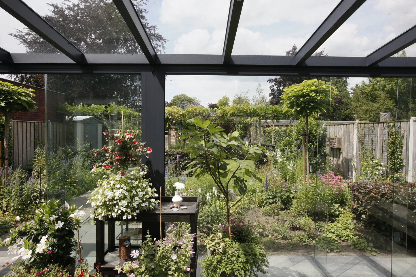 deponti giallo plus aluminium veranda product exterior view — view 4