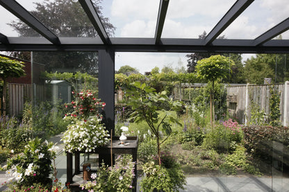 deponti giallo plus aluminium veranda product exterior view — view 4