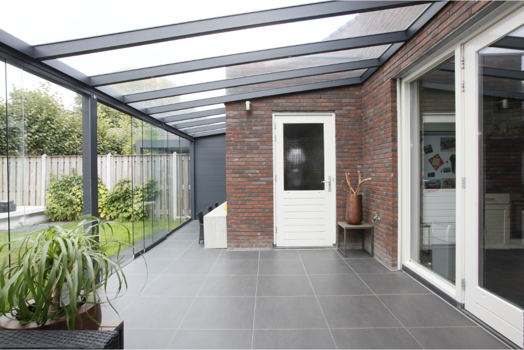 deponti pigato aluminium veranda product exterior view — view 9