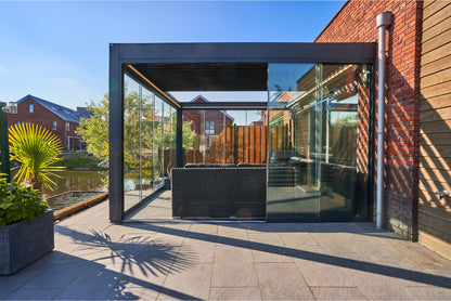 deponti pinela deluxe aluminium motorised pergola product exterior view — view 7