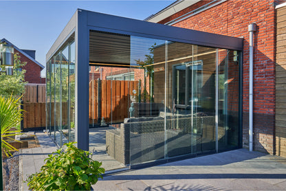 deponti pinela deluxe aluminium motorised pergola product exterior view — view 12