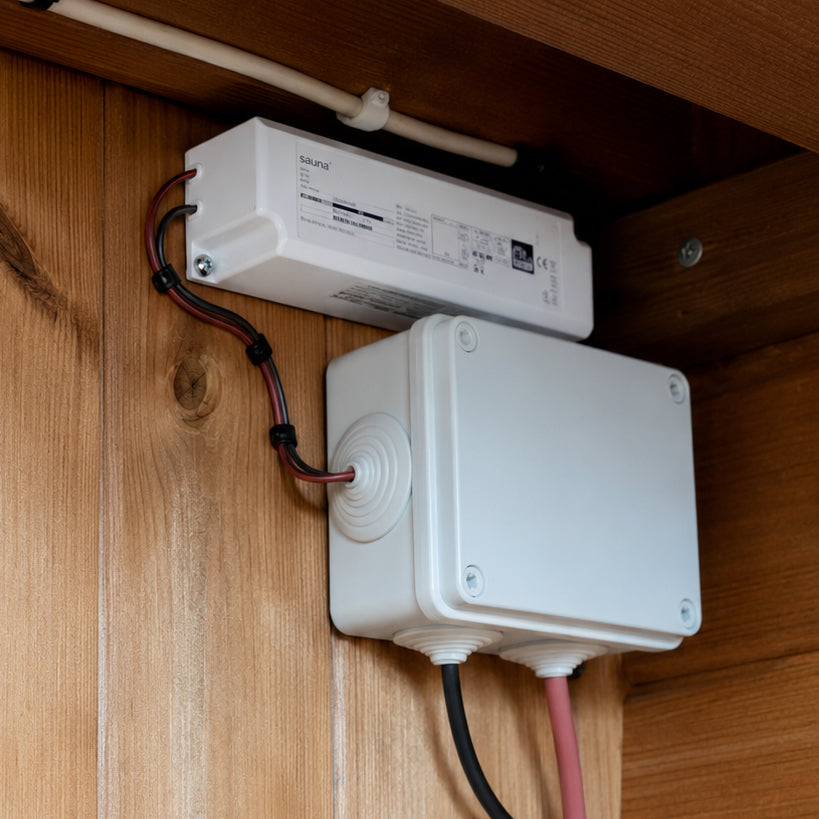 Modular Sauna Electric Heater Wall Connections