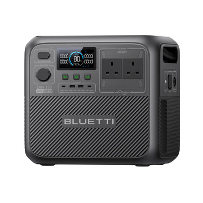 bluetti elite 200 v2 portable power station product exterior view — view 3