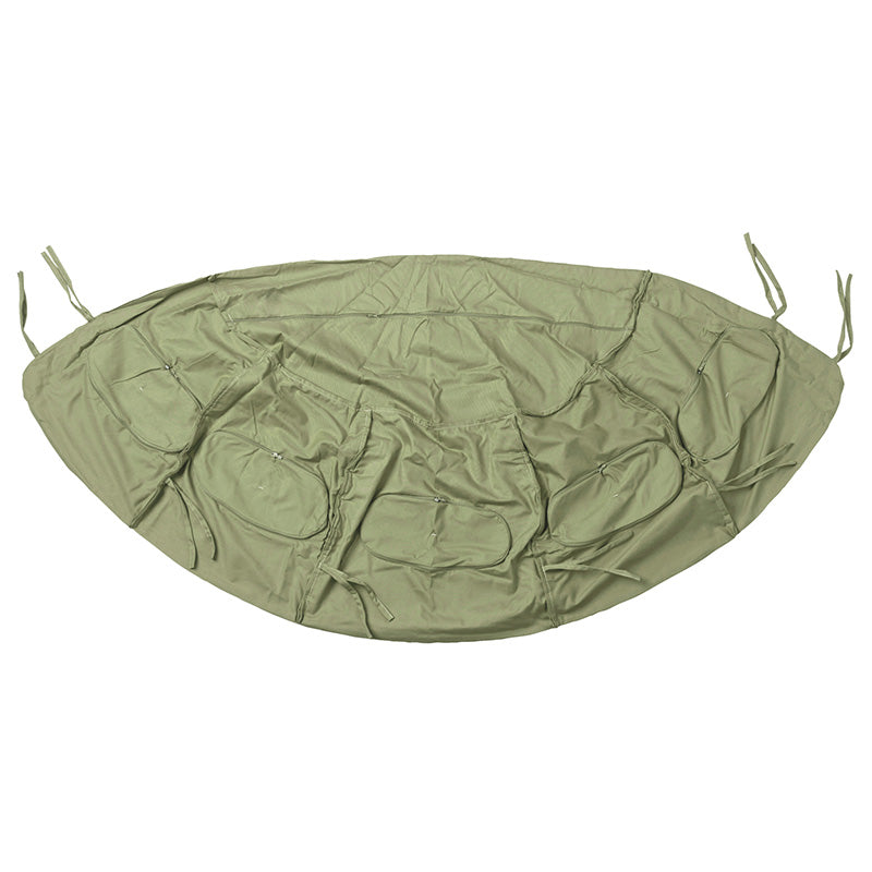 globo royal oliva double seater hanging egg chair product exterior view — view 3