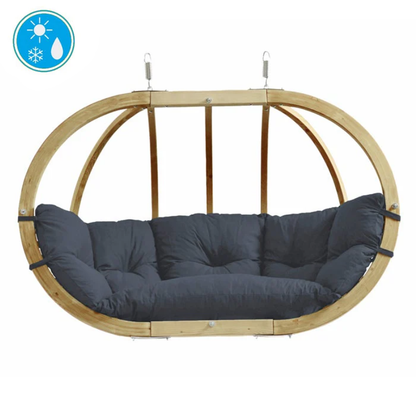 Globo Royal Anthracite Hanging Egg Chair