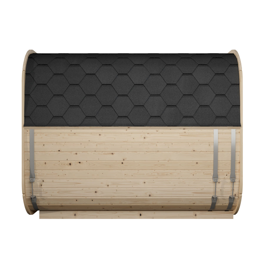Cube Sauna Icon 250 S — Longest Standard Spruce Cube Sauna, 2.5m — spruce — side view 2