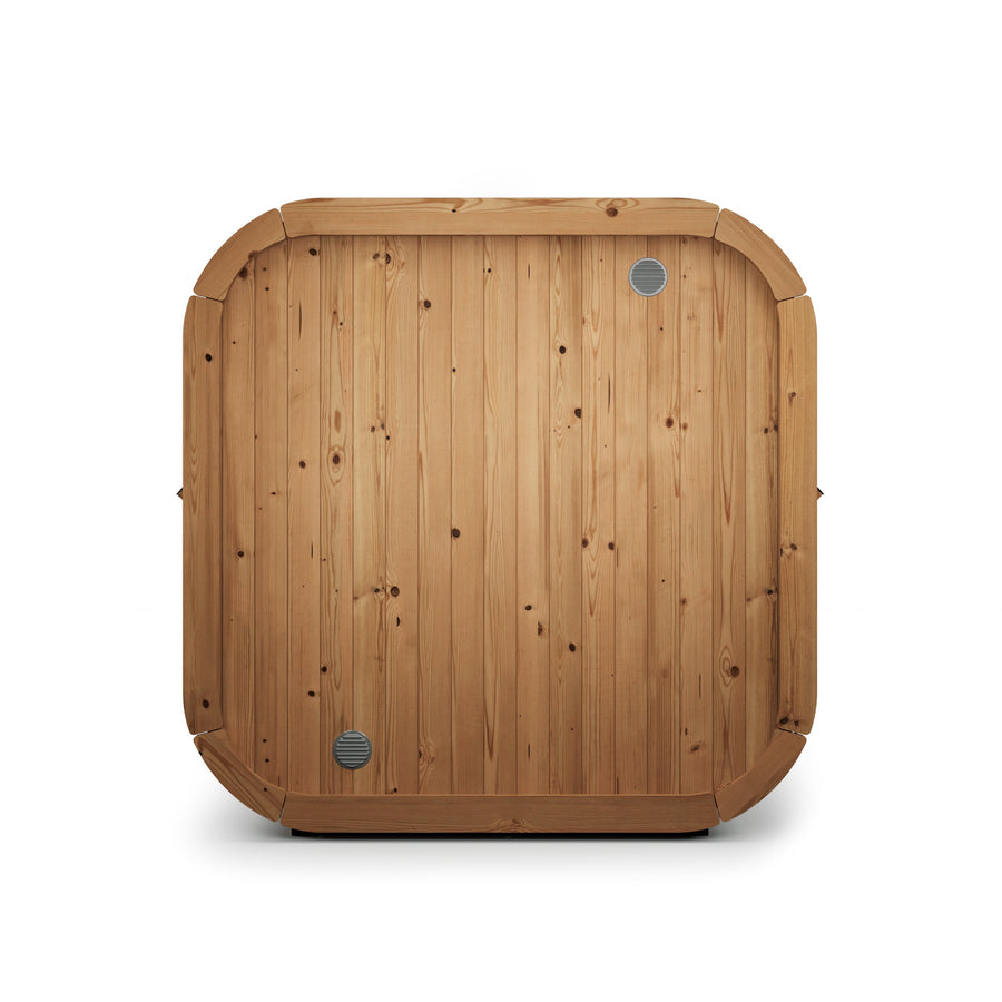 Cube Sauna Icon 250 S — Longest Standard Thermowood Cube, 2.5m — thermowood — back view 1