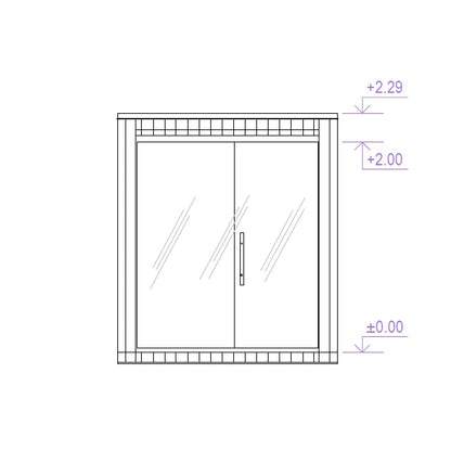 dune 250 deluxe 2 4 person outdoor prebuilt cube sauna product exterior view — view 6