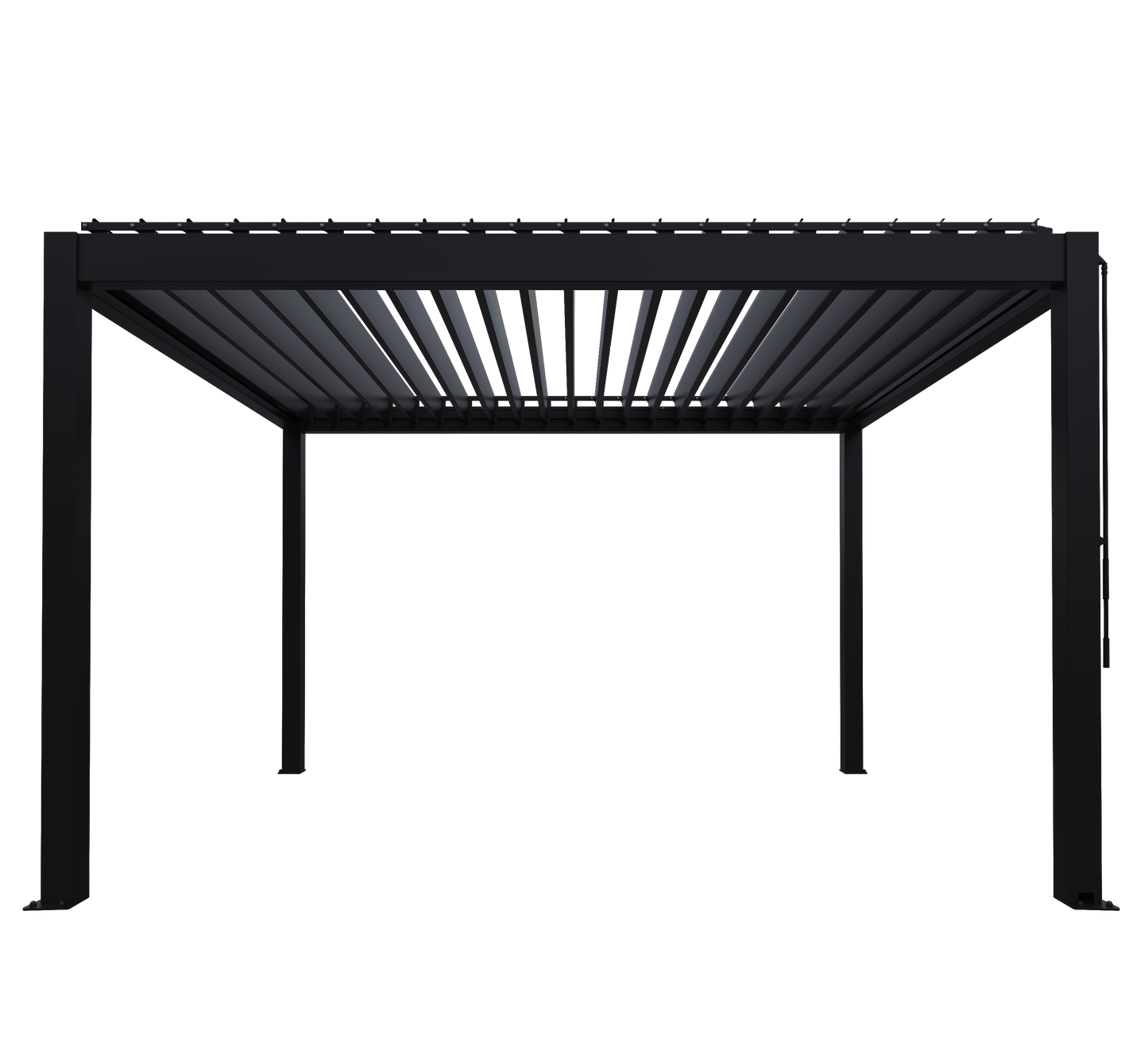 deponti manual pinela aluminium pergola product exterior view — view 3