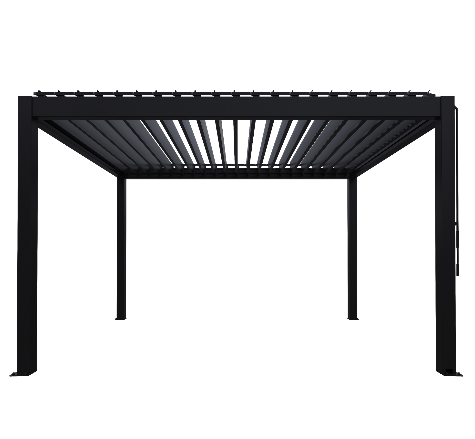 deponti manual pinela aluminium pergola product exterior view — view 3