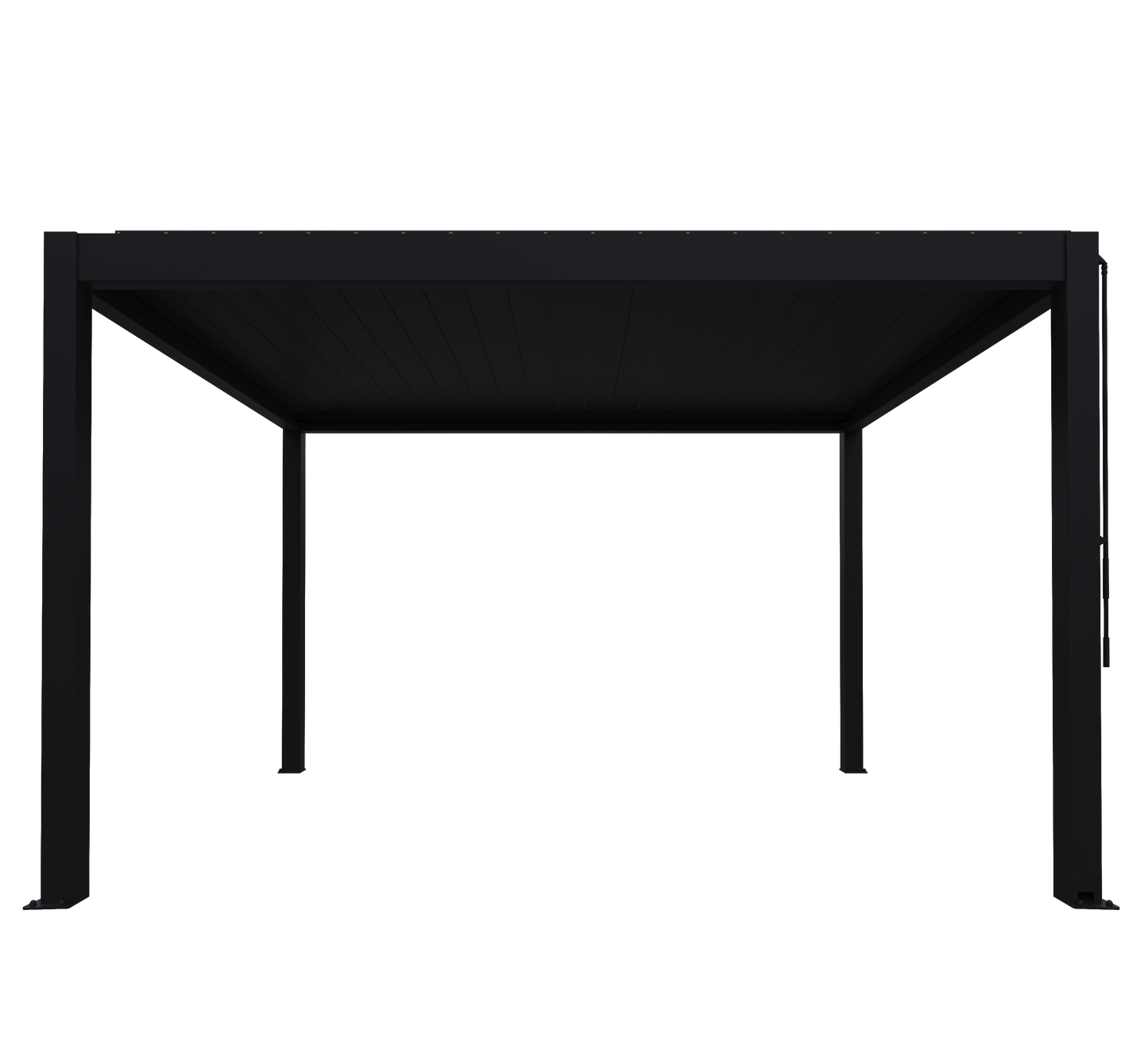 deponti manual pinela aluminium pergola product exterior view