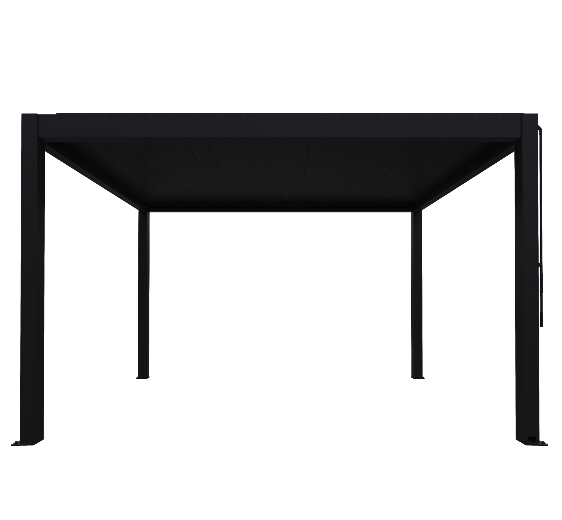 deponti manual pinela aluminium pergola product exterior view