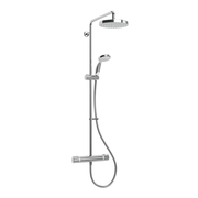 Mira Apt ERD Rear-Fed Exposed Chrome Thermostatic Diverter Shower