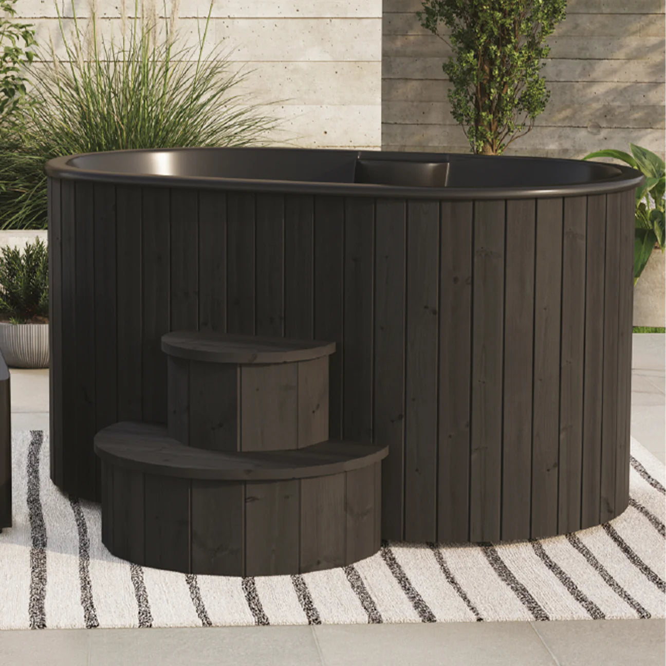 duo ice bath barrel chiller product exterior view — view 3