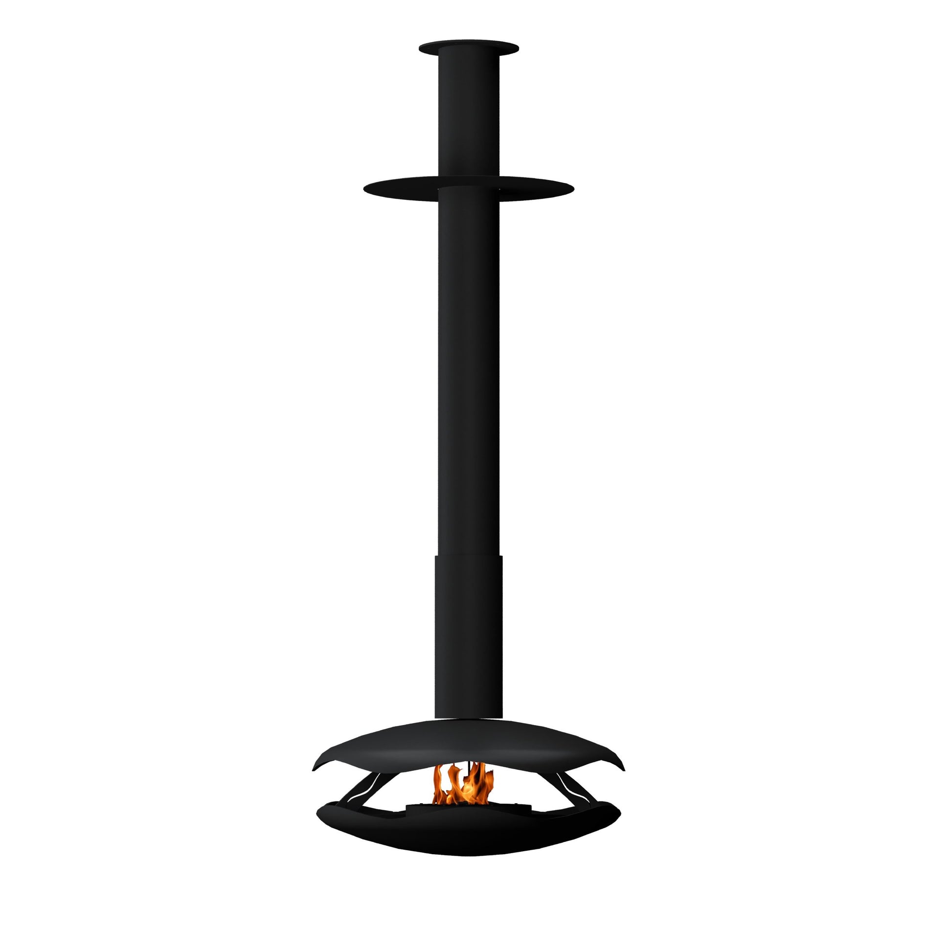 Glammfire Perola Suspended Fire product exterior view