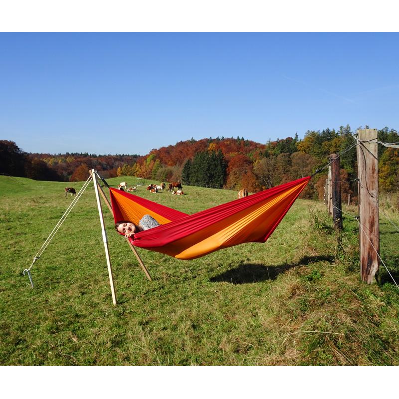 Madera Wooden Post Hammock Stand - Amazonas Online UK