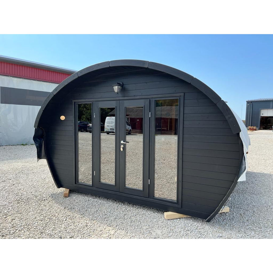 Oval Sauna Frodo 500 — 3 Room Thermowood Sauna, Deepest Frodo 4x5m — real life photo 1