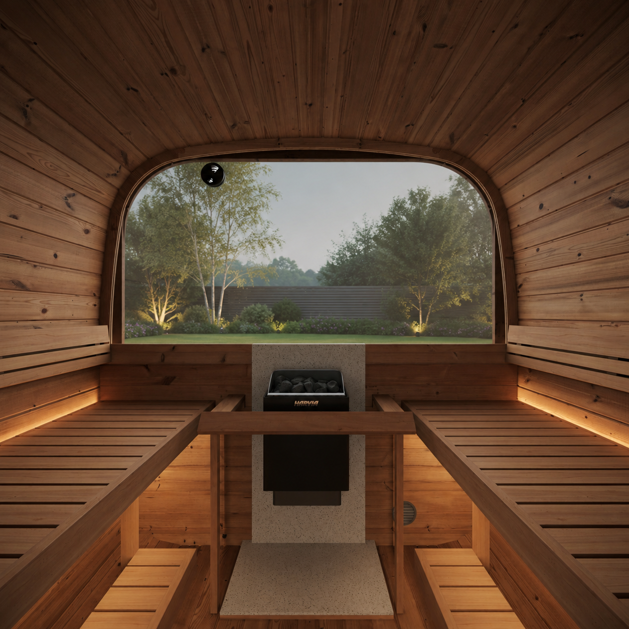 Cube Sauna LED Light Strips — Bench Lighting Kit, 1 Room