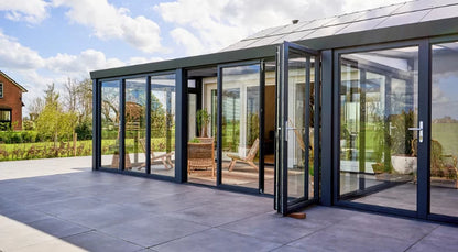 viewline slide and turn glass door system product exterior view — view 3