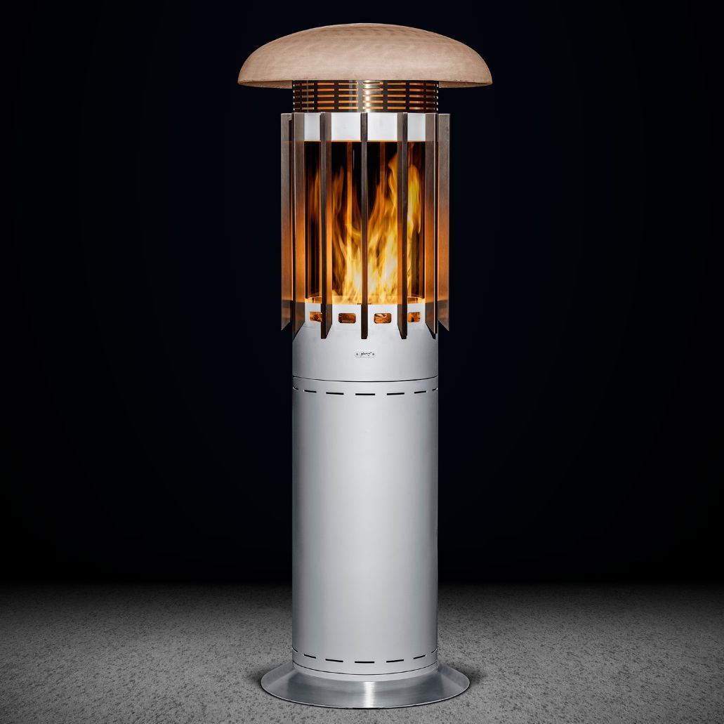 glammfire selene hedges gas heater product exterior view — view 3