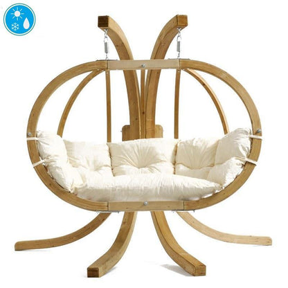 Globo Royal Double Hanging Egg Chair Set