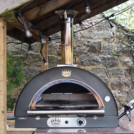 Clementi Pulcinella Wood & Gas Fired Pizza Oven - 100cm x 80cm