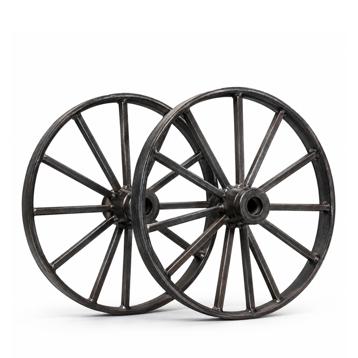 Wheel Set for Sauna Wagon — Towable Road Axle Kit
