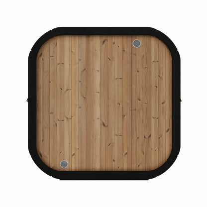 beacon 200 classic 6 person outdoor cube sauna product exterior view — view 12