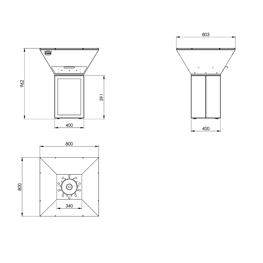 Clementi Colorado Wood Fired BBQ Grill
