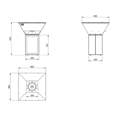 Clementi Colorado Wood Fired BBQ Grill