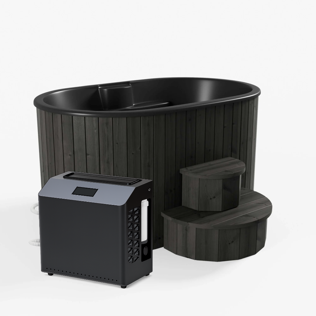 duo ice bath barrel chiller product exterior view — view 5
